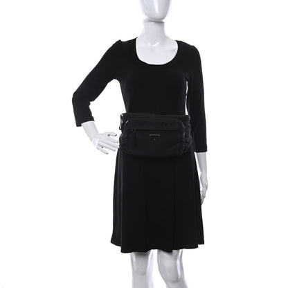 Prada Tessuto Nylon Belt Bag Black 3 of 10