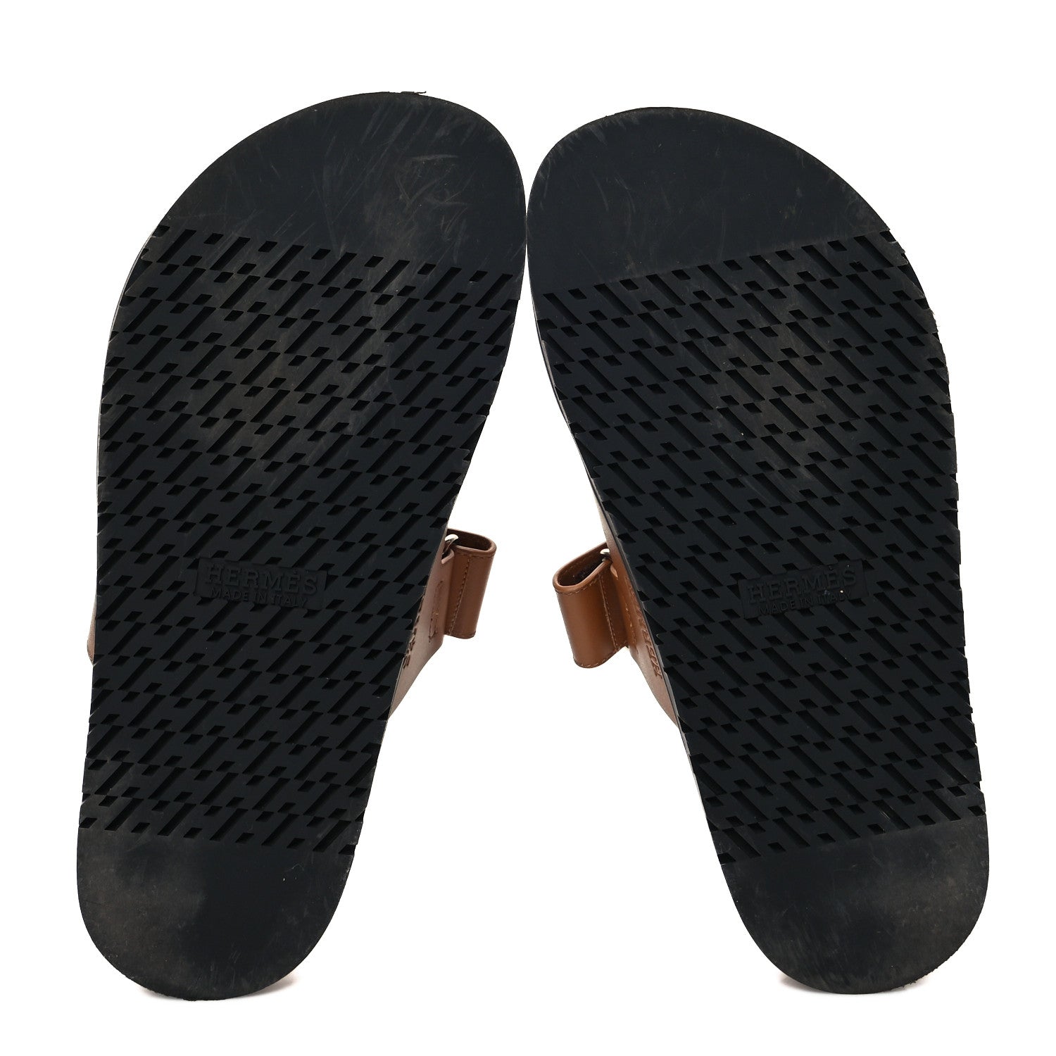 Hermes Calfskin Mens Chypre Sandals 41 Naturel 5 of 8
