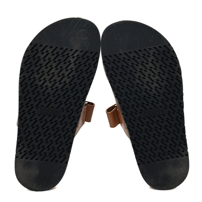 Hermes Calfskin Mens Chypre Sandals 41 Naturel 5 of 8