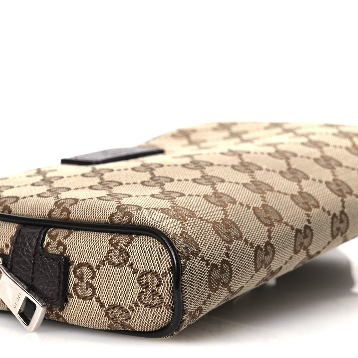 Gucci Monogram Belt Bag Dark Brown 9 of 10