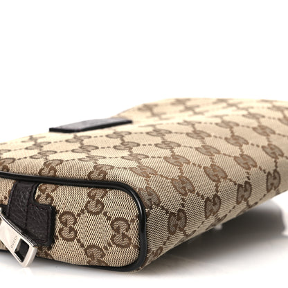 Gucci Monogram Belt Bag Dark Brown 9 of 10