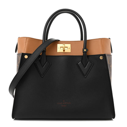 Louis Vuitton Calfskin Monogram On My Side Black 1 of 10