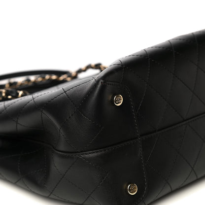 Chanel Calfskin Large Serial Shopper Tote Black 11 of 11