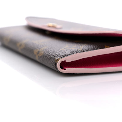 Louis Vuitton Monogram Bloom Flower Emilie Wallet 8 of 10