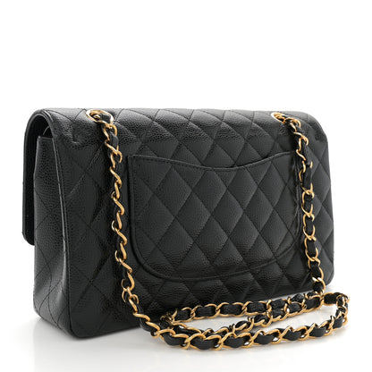 Chanel Caviar Quilted Medium Double Flap Black 3 of 10