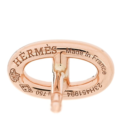 Hermes 18K Rose Gold TPM Farandole Stud Earrings 4 of 5