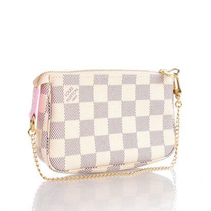 Louis Vuitton Damier Azur 2016 Christmas Animation Mini Pochette Accessories 3 of 7