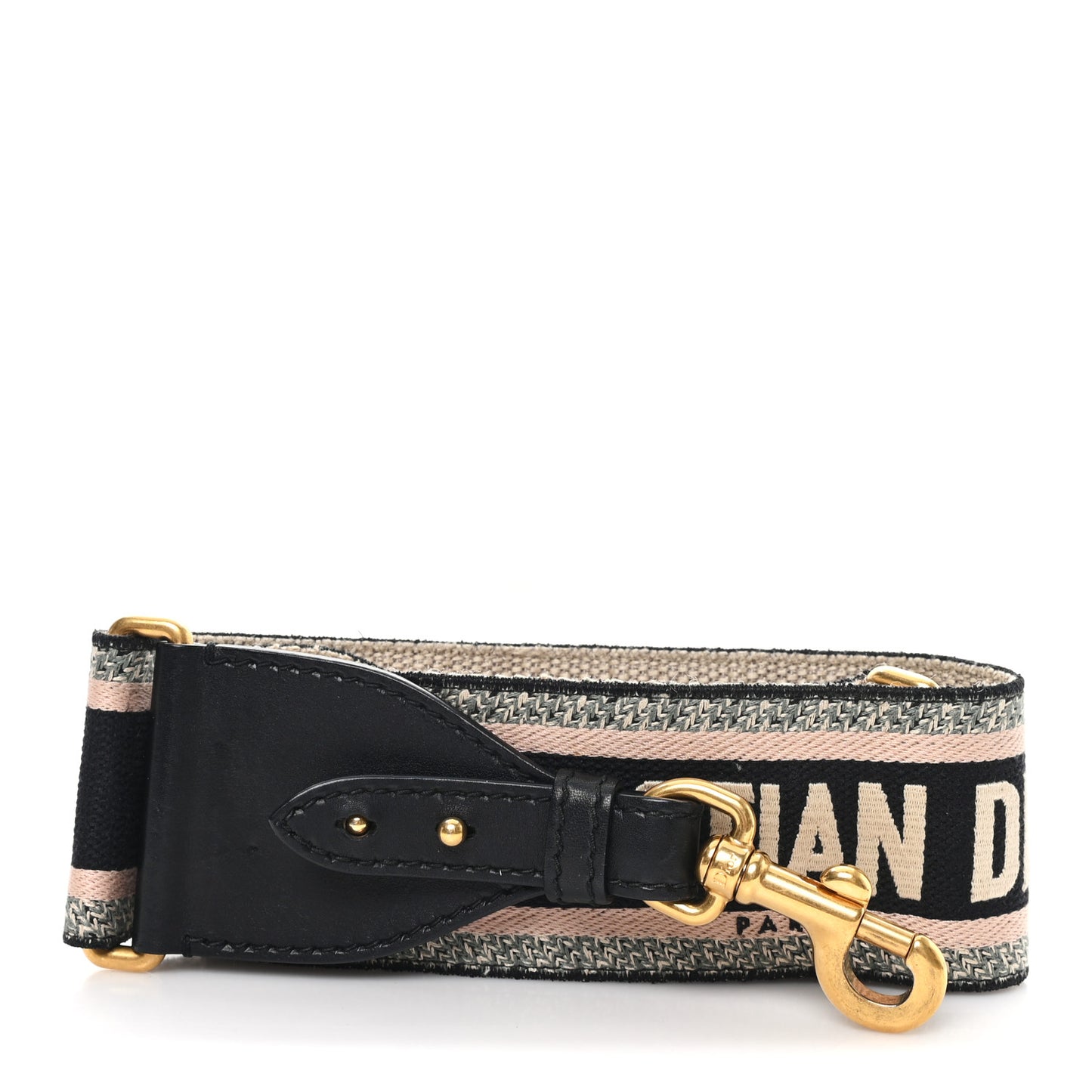 Canvas Embroidered Shoulder Strap Rose Multicolor