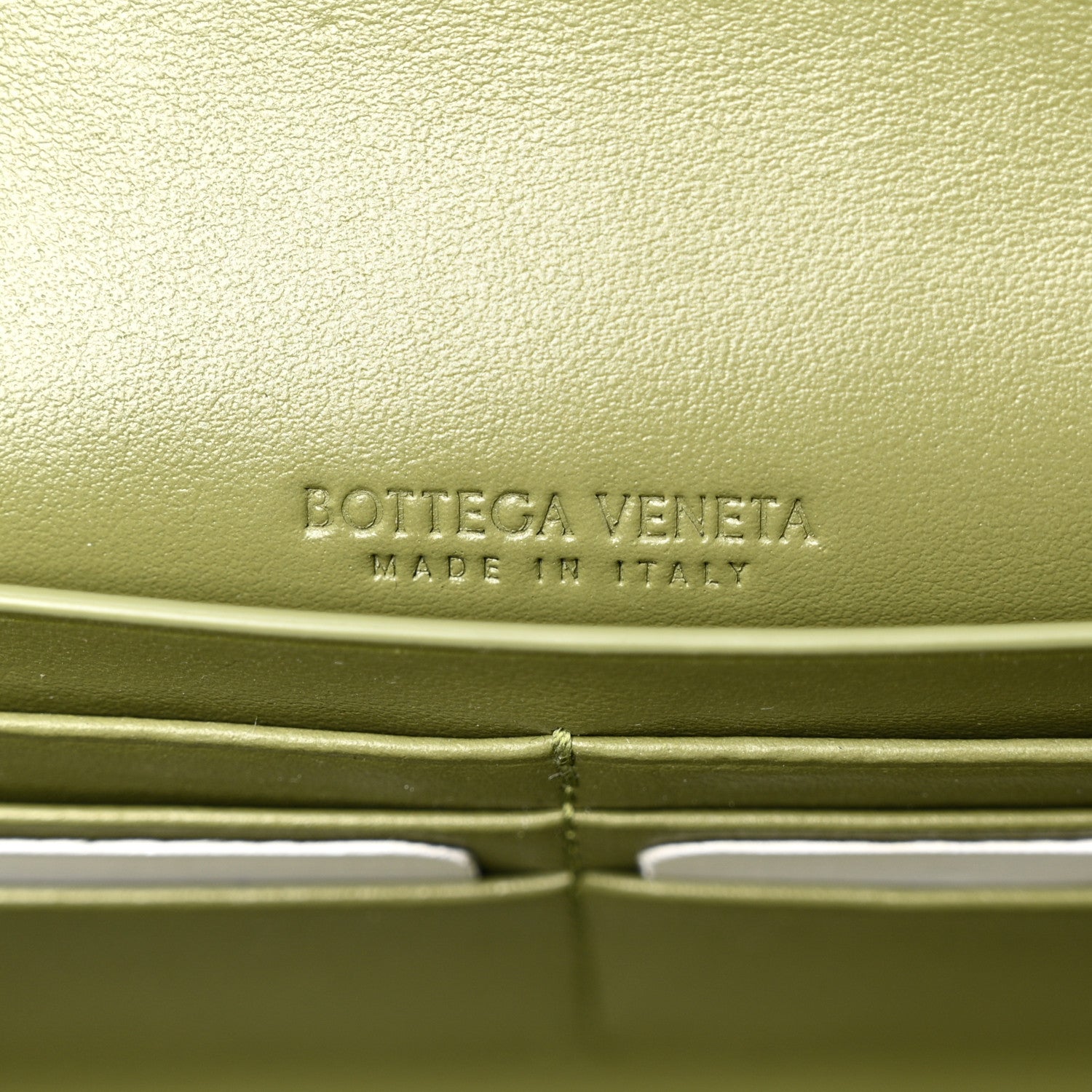 Bottega Veneta Nappa Intrecciato Long Andiamo Top Handle Clutch Matcha 6 of 10