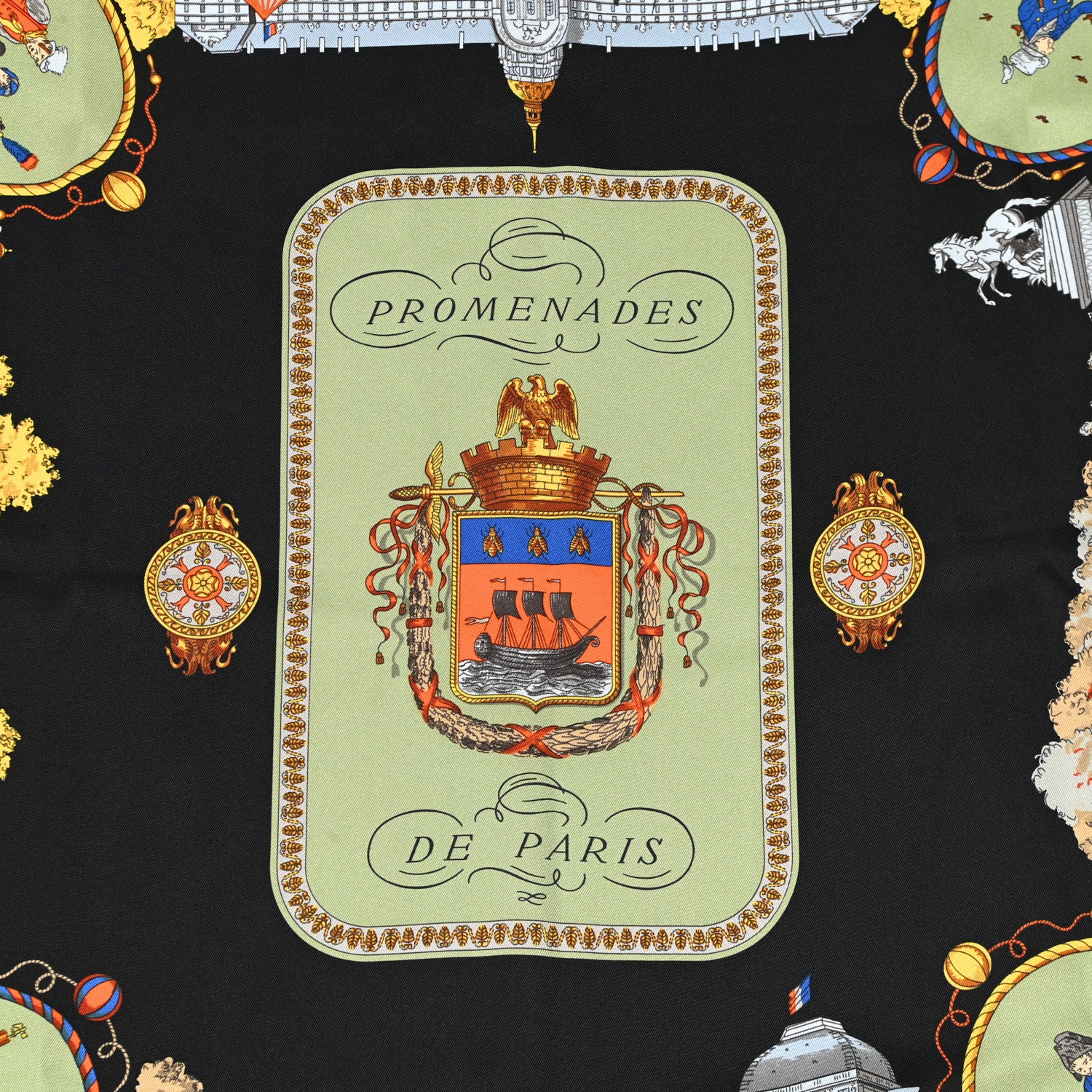 Hermes Silk Geant Patchwork Shawl 140 Multicolore 5 of 8