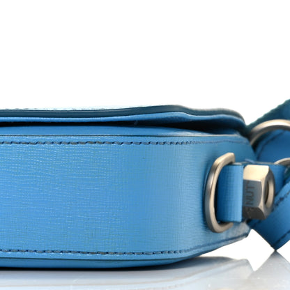 Off-White Saffiano Striped Mini Diag Binder Clip Bag Blue 7 of 7