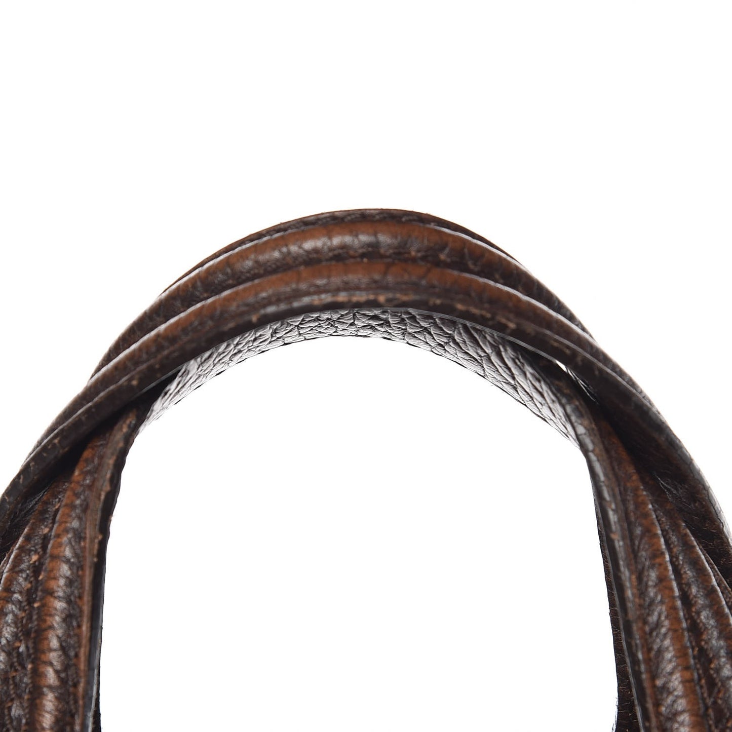 Pebbled Calfskin Large Corset Chain Nightingale Brown