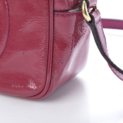 Gucci Soft Patent Small Soho Disco Bag Bright Bougainvillea 13 of 21