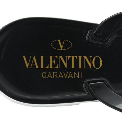 Valentino Garavani PVC Jelly Rockstud Bow Thong Sandals 38 Black 6 of 11