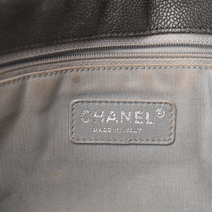 Chanel Caviar Quilted Large French Riviera Flap Dark Grey 6 of 13