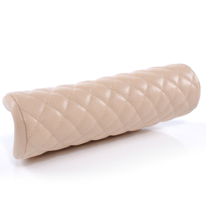 Chanel Caviar Quilted Timeless Clutch Beige Clair 3 of 9