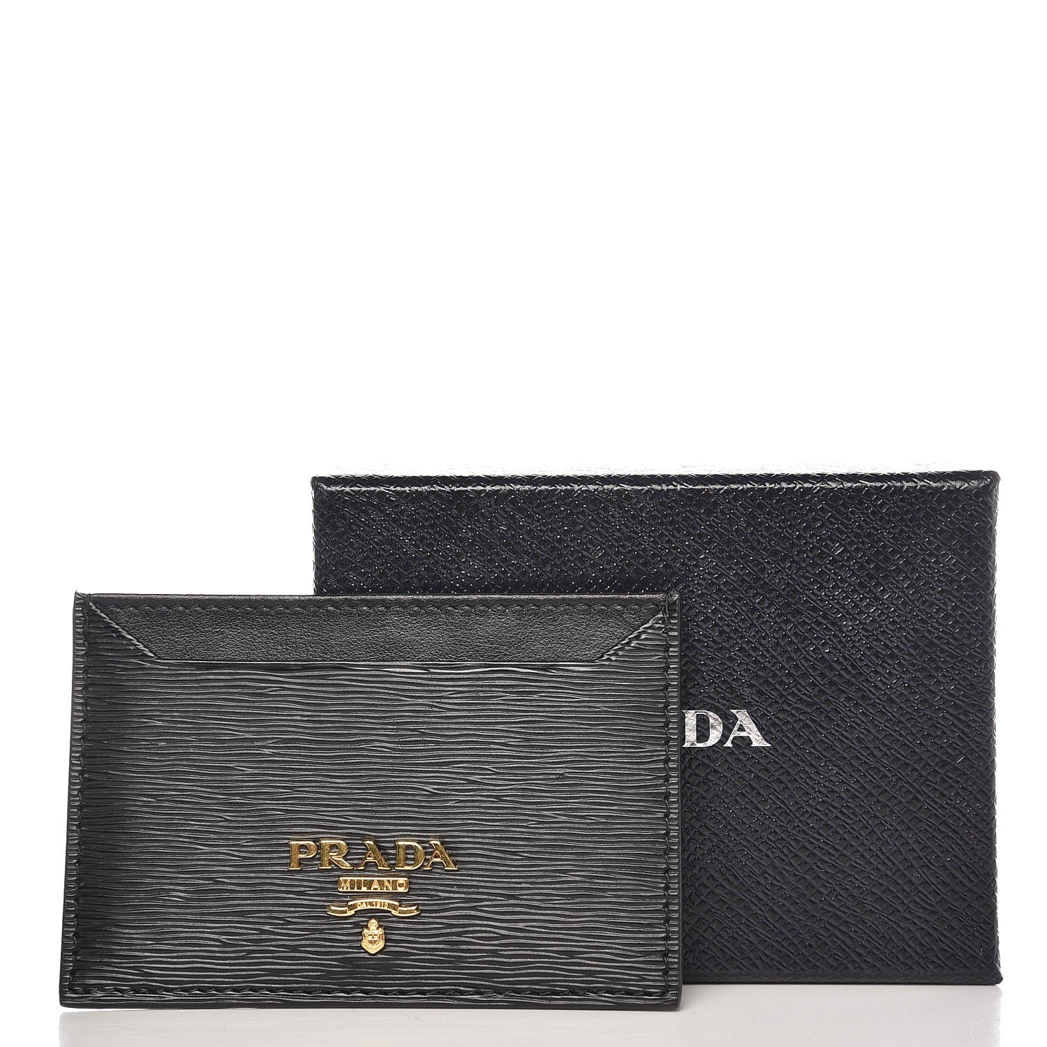Prada Vitello Move Card Case Black 7 of 7