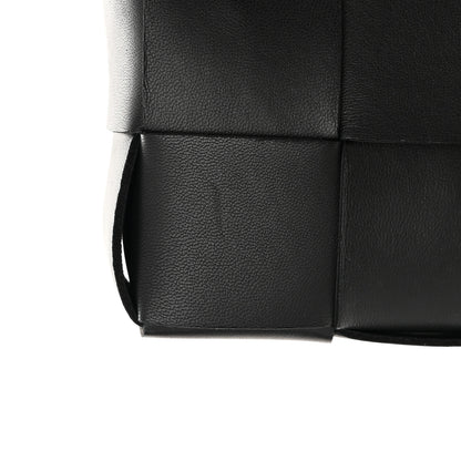 Bottega Veneta Lambskin Maxi Intrecciato Extra Mini Cassette Crossbody Bag Black 11 of 12