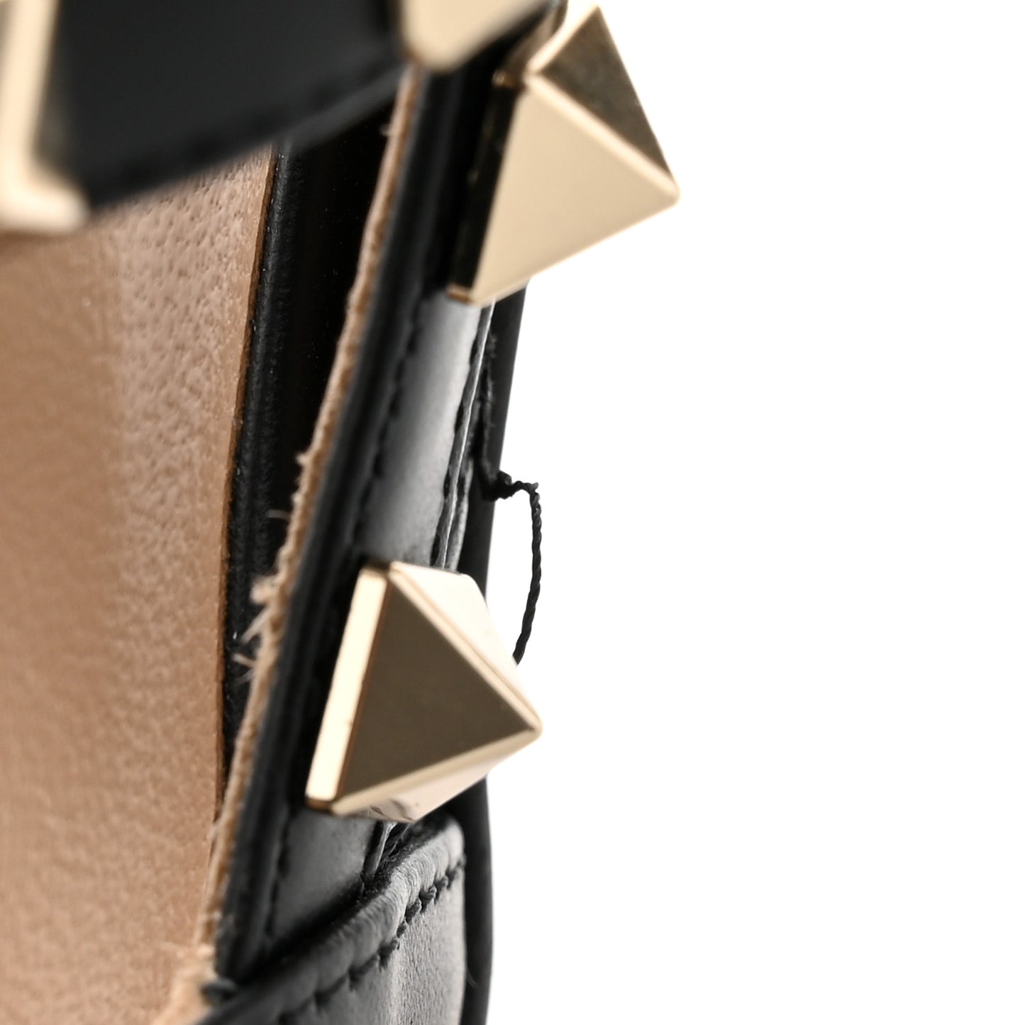 Pebbled Calfskin Rockstud Ankle Strap 100mm Pumps 39 Black