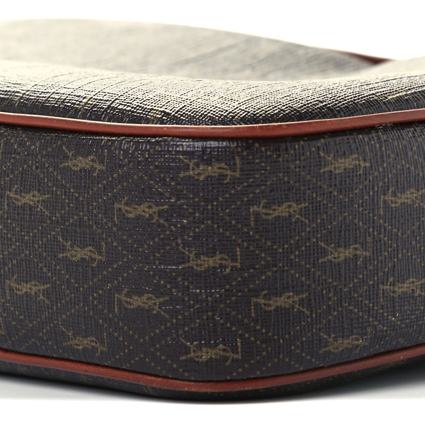 Canvas Smooth Calfskin Le Monogramme Small Camera Bag Chestnut