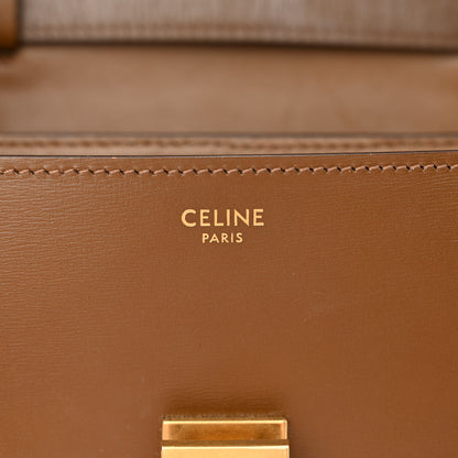 Celine Box Calfskin Teen Classic Box Flap Bag Camel 7 of 13