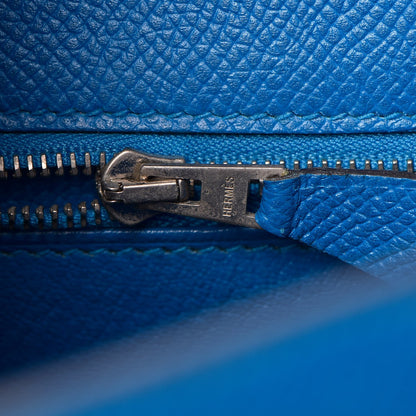 Hermes Epsom Kelly Sellier 25 Bleu Zanzibar 14 of 37