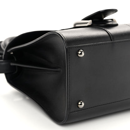 Delvaux Box Calfskin Mini Brillant Satchel Black 9 of 10