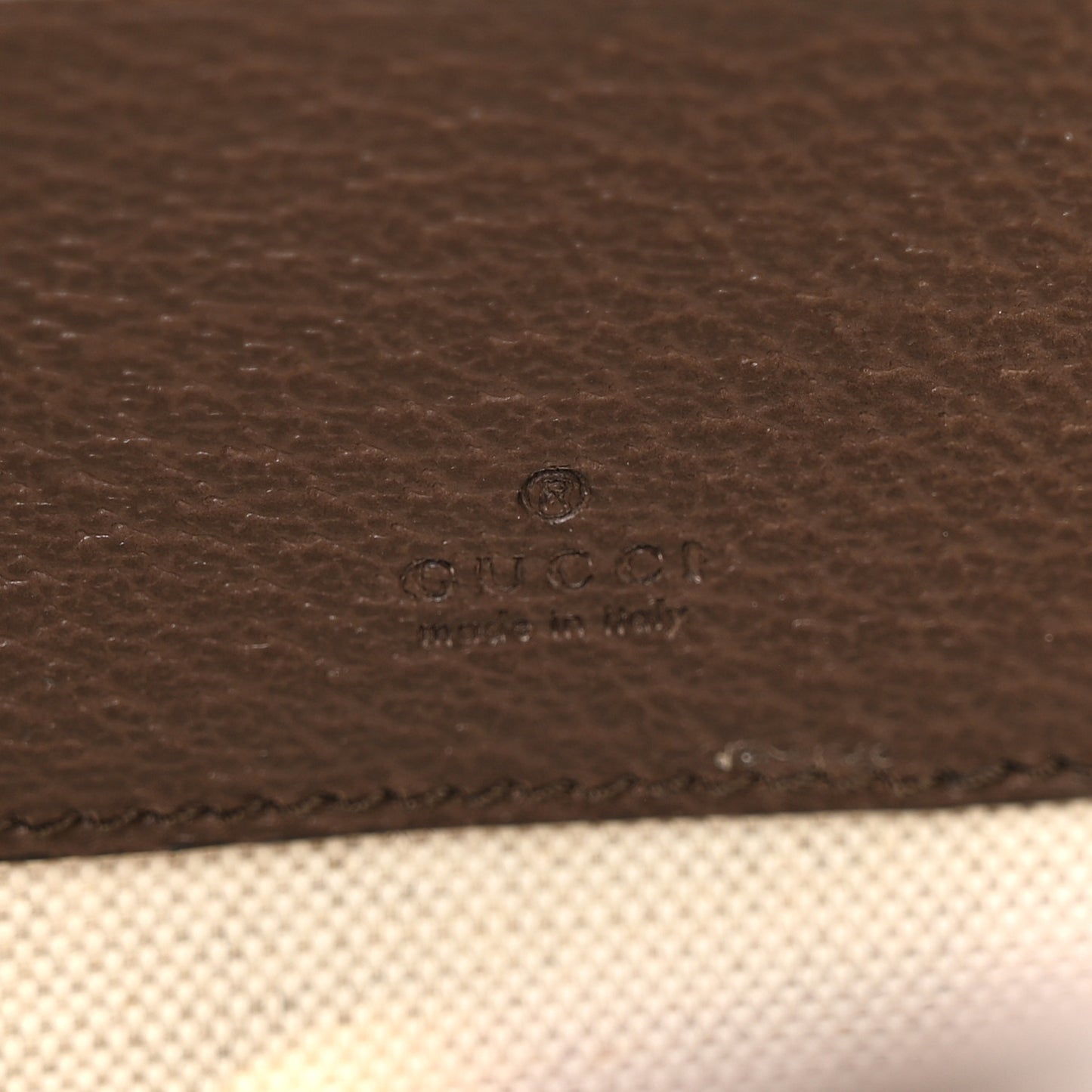 GG Supreme Monogram Textured Dollar Calfskin Web Mini Ophidia Top Handle Bowler Bag Beige Ebony New Acero