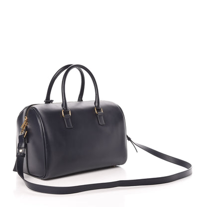 Saint Laurent Calfskin Classic Duffle 6 Marine 3 of 8