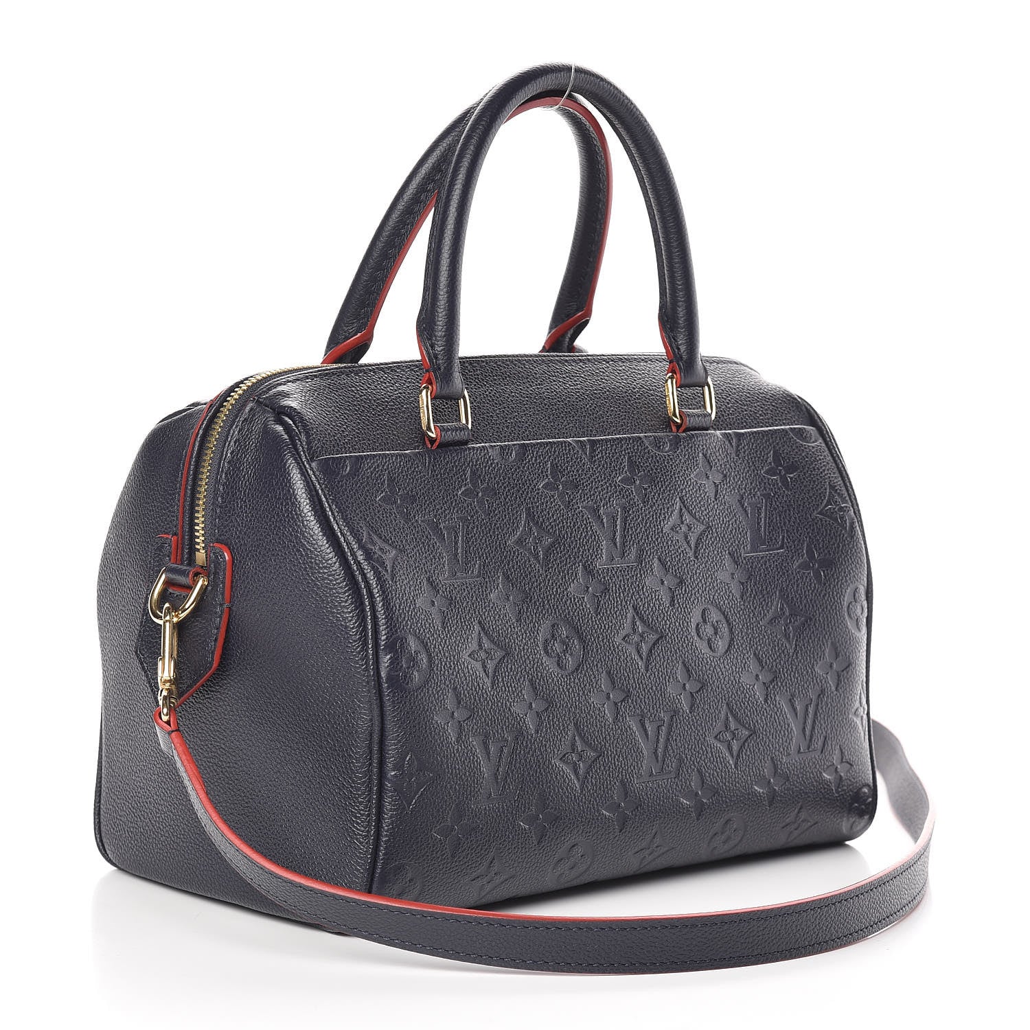 Louis Vuitton Empreinte Speedy Bandouliere 25 NM Marine Rouge 3 of 9
