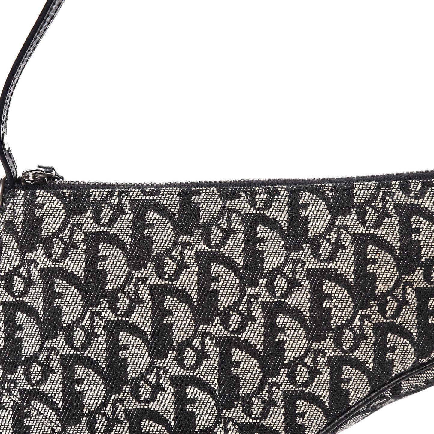 Monogram Mini Saddle Pochette Black