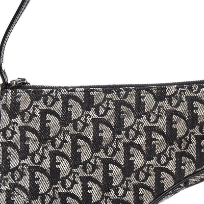 Christian Dior Monogram Mini Saddle Pochette Black 10 of 16