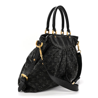 Louis Vuitton Denim Neo Cabby GM Black 3 of 13