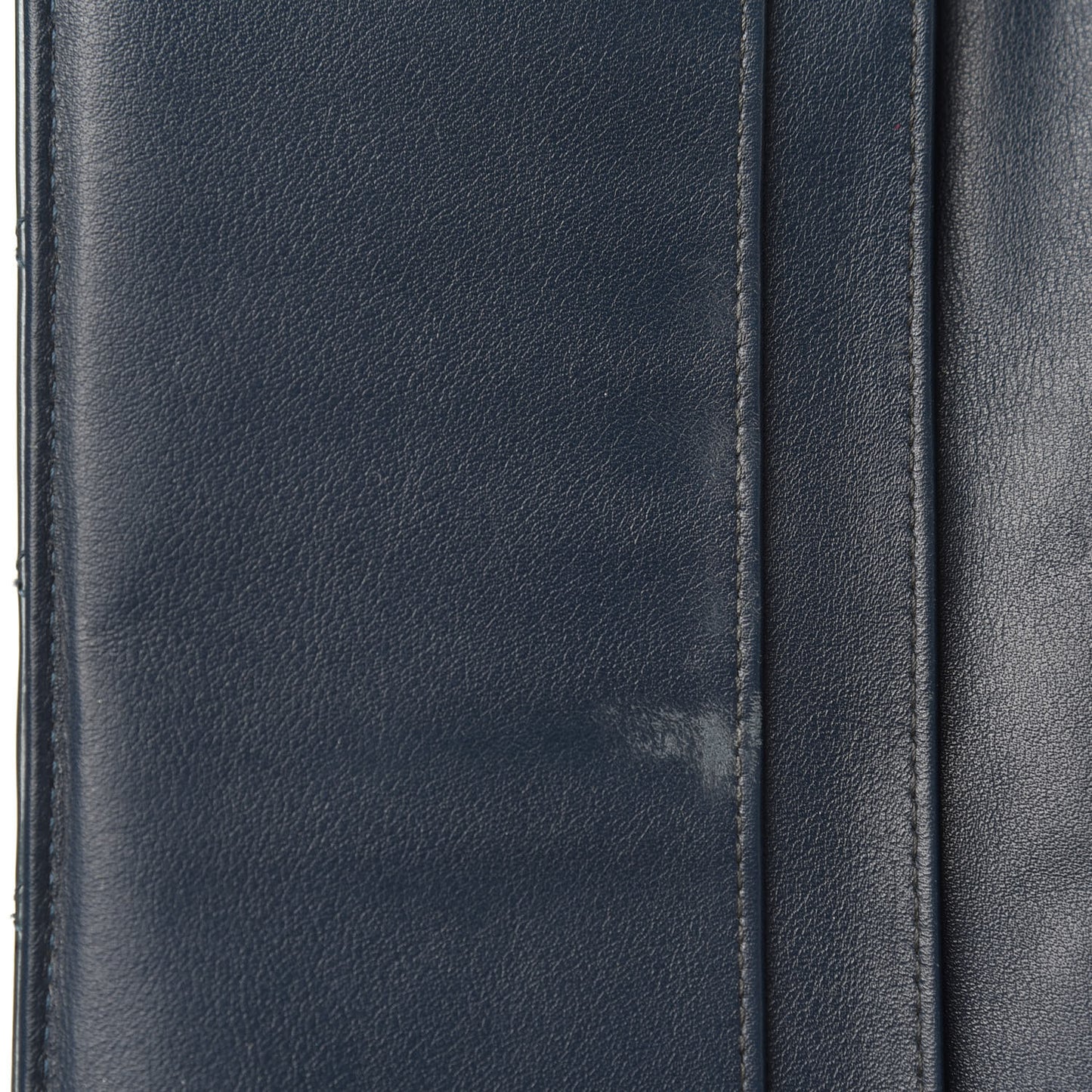 Patent Quilted Brilliant Flap Wallet Royal Blue