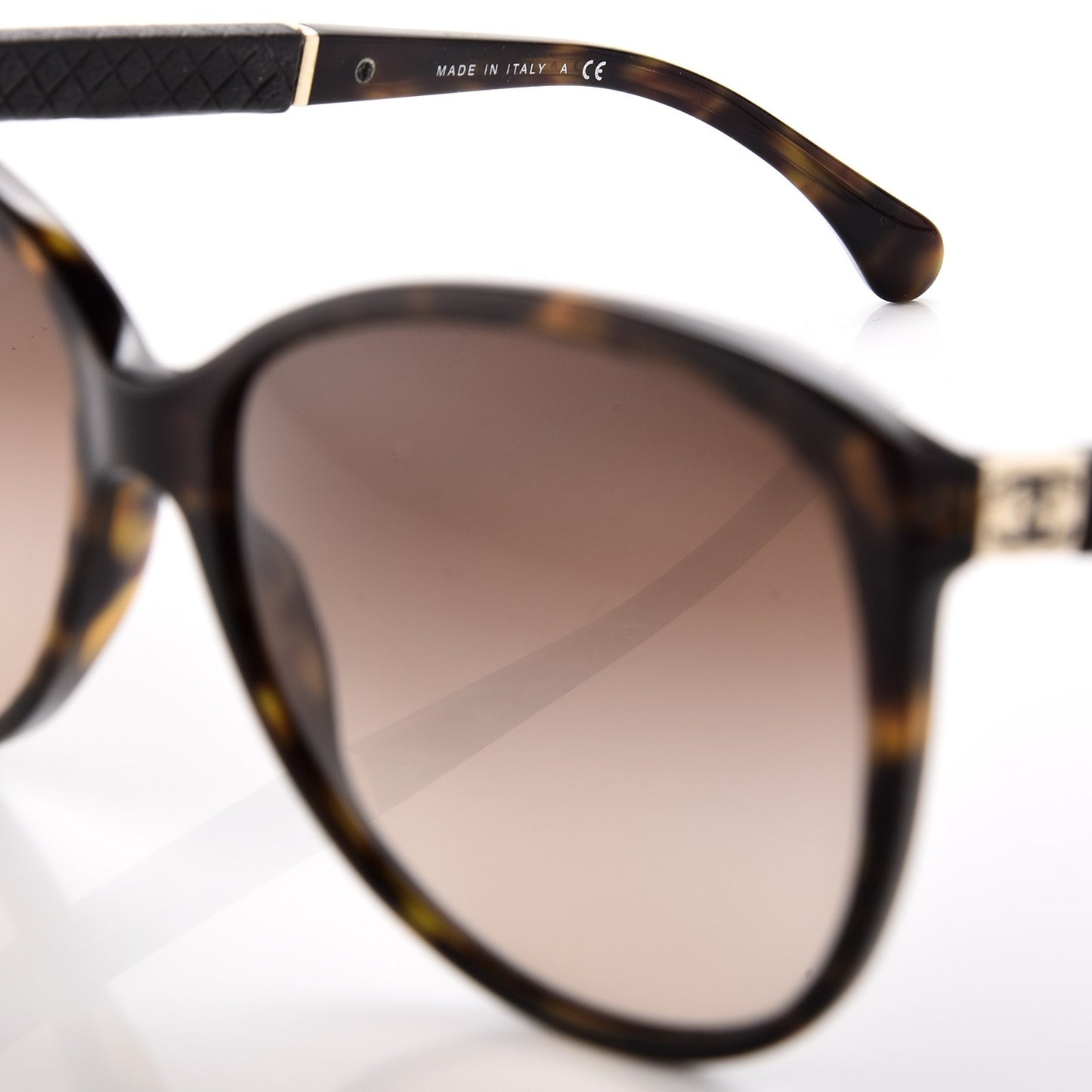Quilted CC Sunglasses 5225-Q Tortoise