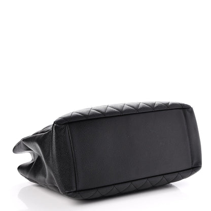 Chanel Caviar Quilted Grand Shopping Tote GST Black 4 of 7