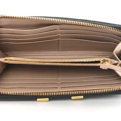 Chloe Grained Calfskin Marcie Long Zip Around Wallet Black 5 of 13