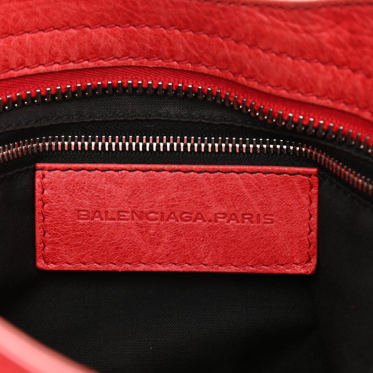 Agneau Giant 21 Silver Hardware City Rouge Coquelicot