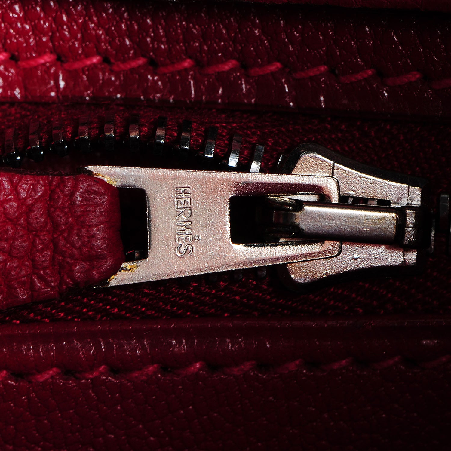 Hermes Togo HAC Birkin 32 Rouge 15 of 25
