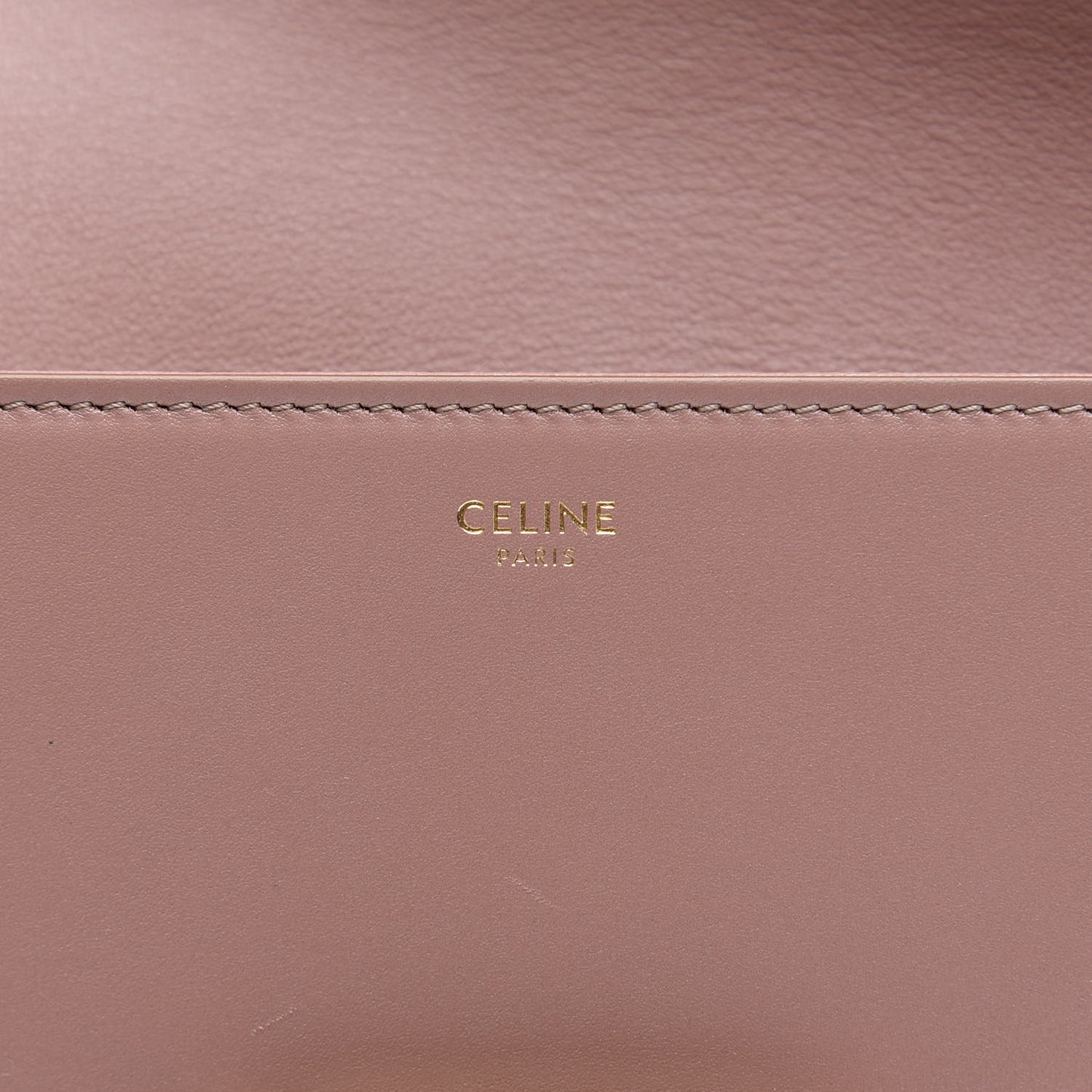 Shiny Calfskin Medium Chain Maillon Triomphe Antique Rose