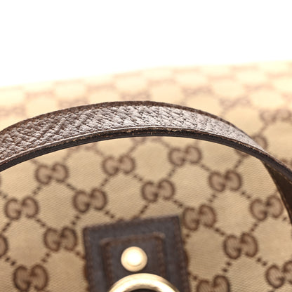 Gucci Monogram Large Abbey Tote Dark Brown 11 of 11