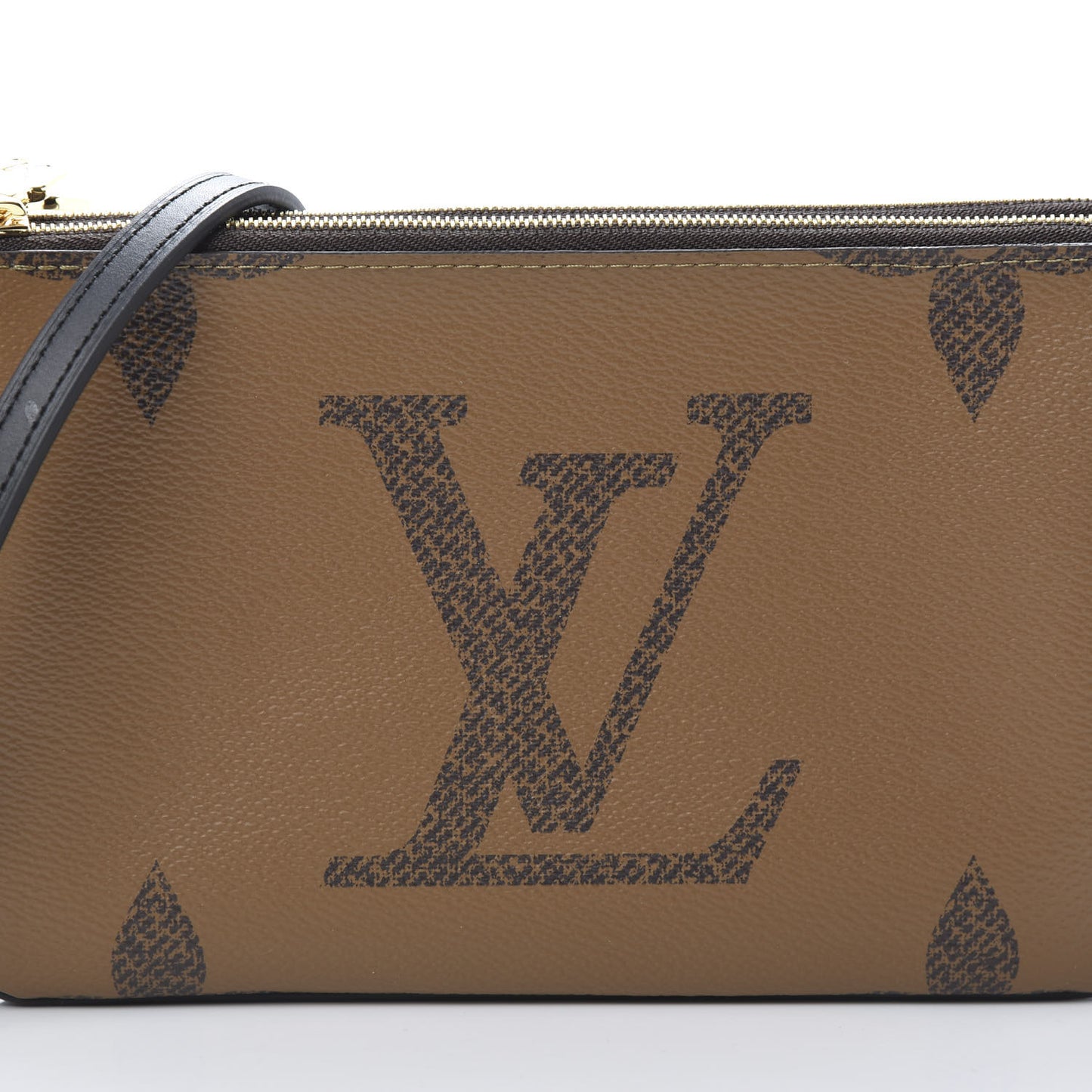 Reverse Monogram Giant Double Zip Pochette