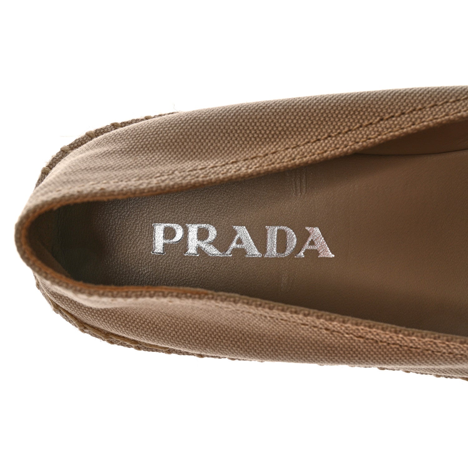 Prada Canvas Logo Espadrilles 41 Corda 7 of 9