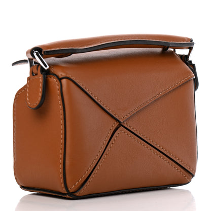 Loewe Calfskin Nano Puzzle Bag Tan 3 of 9