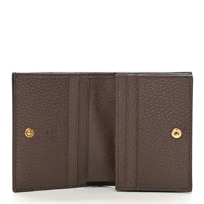Gucci GG Supreme Monogram Web Ophidia Card Case Beige New Acero 5 of 7