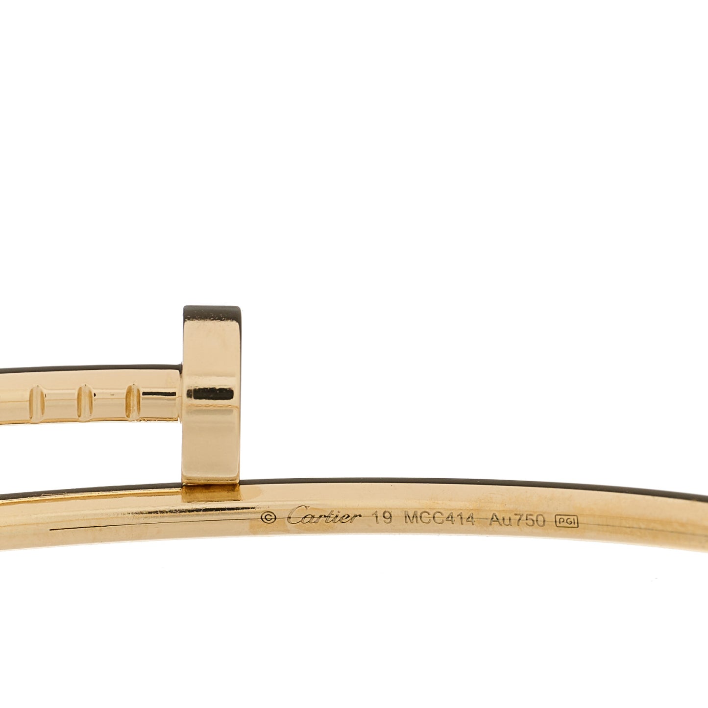 18K Yellow Gold Small Juste Un Clou Bracelet 19