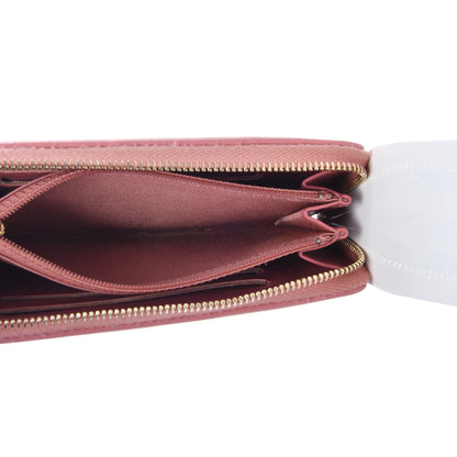 Chanel Caviar Quilted Medium Filigree Zip Around Wallet Pink 9 of 12