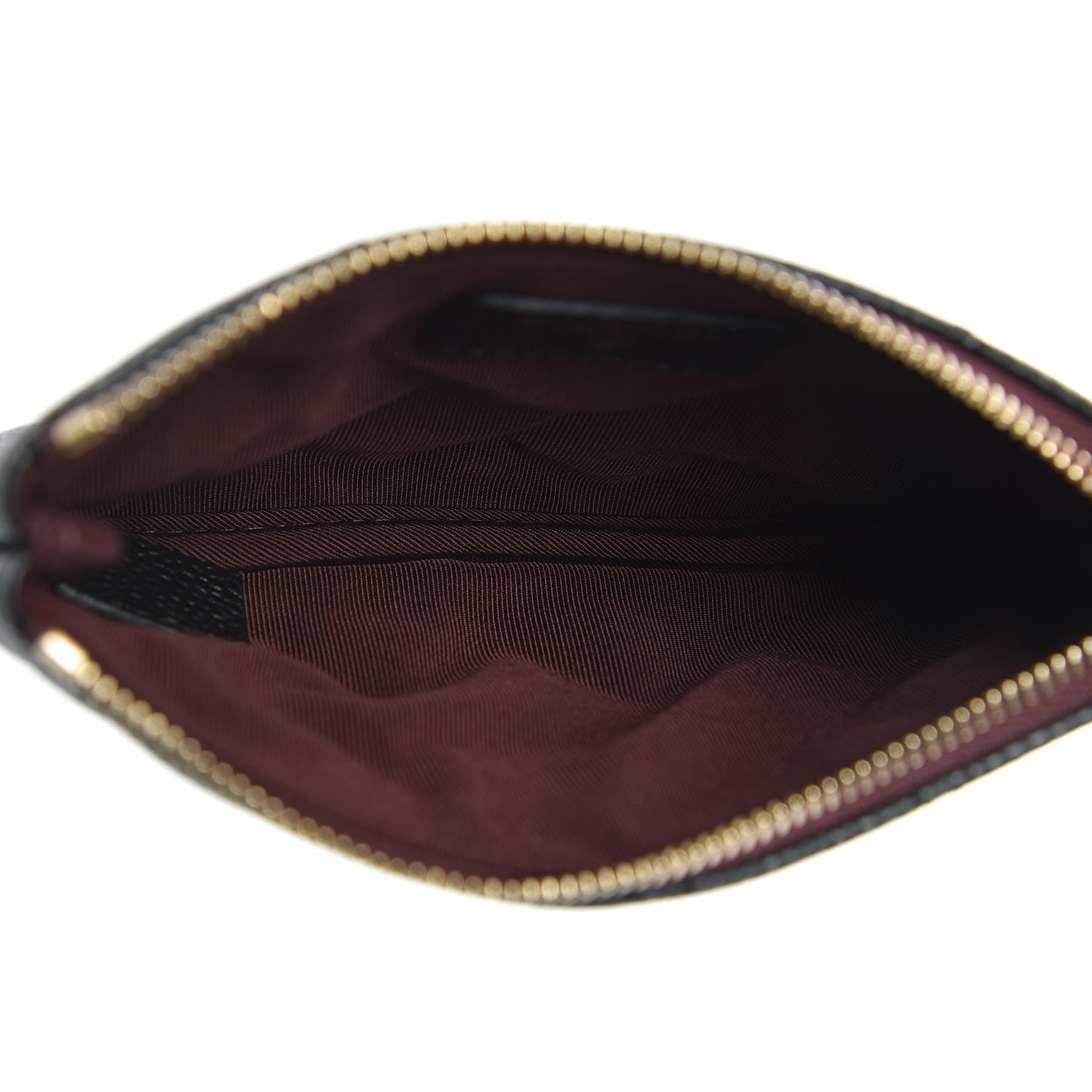 Caviar Quilted Small Cosmetic Case Black