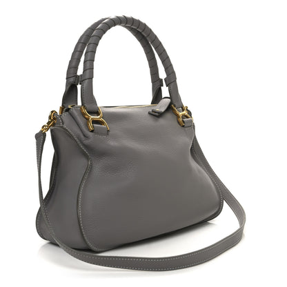 Chloe Calfskin Medium Marcie Satchel Cashmere Grey 3 of 12