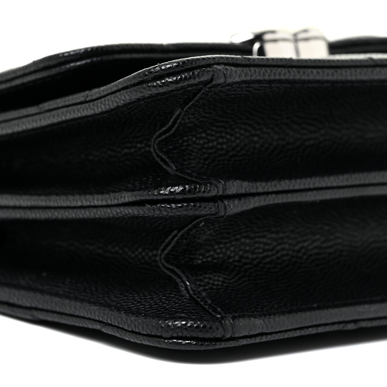 Chanel Caviar Quilted Pick Me Up Clutch With Chain Black 11 of 17